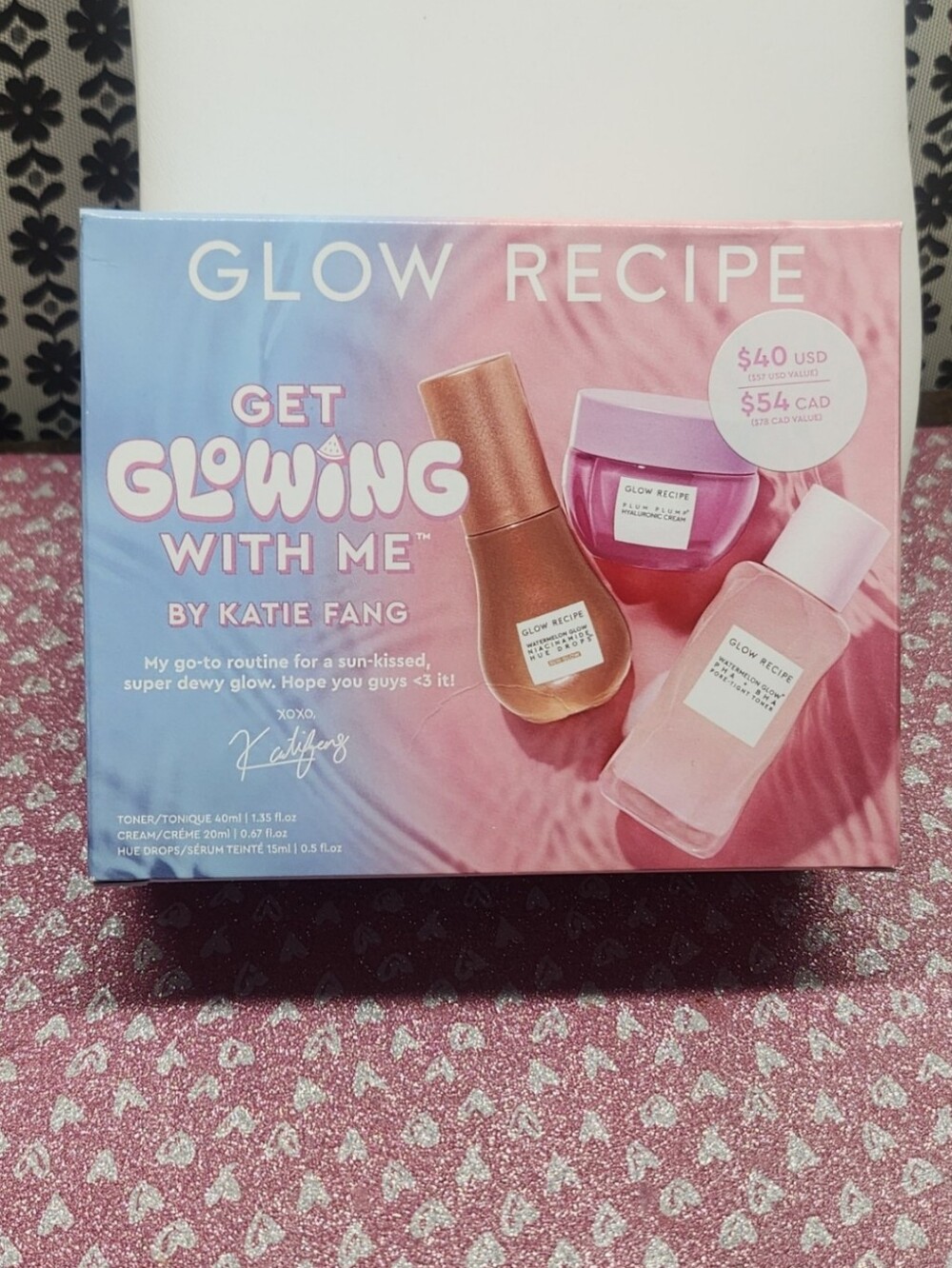 Glow Recipe - Get Glowing with Me by Katie Fang - 3 peice Set